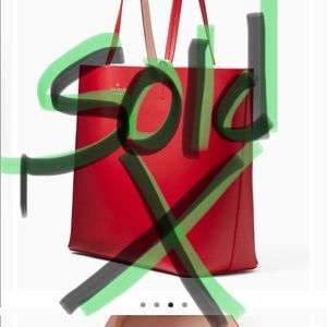 SOLD ON ANOTHER SITE NWT KATE SPADE RED Tote